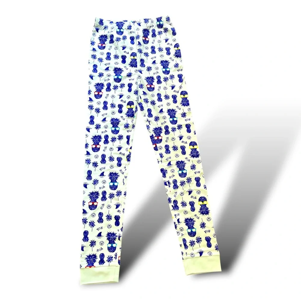 NWOT Rockets of Awesome Girls Pineapple Pajama Pants Sz 14 - Picture 2 of 4
